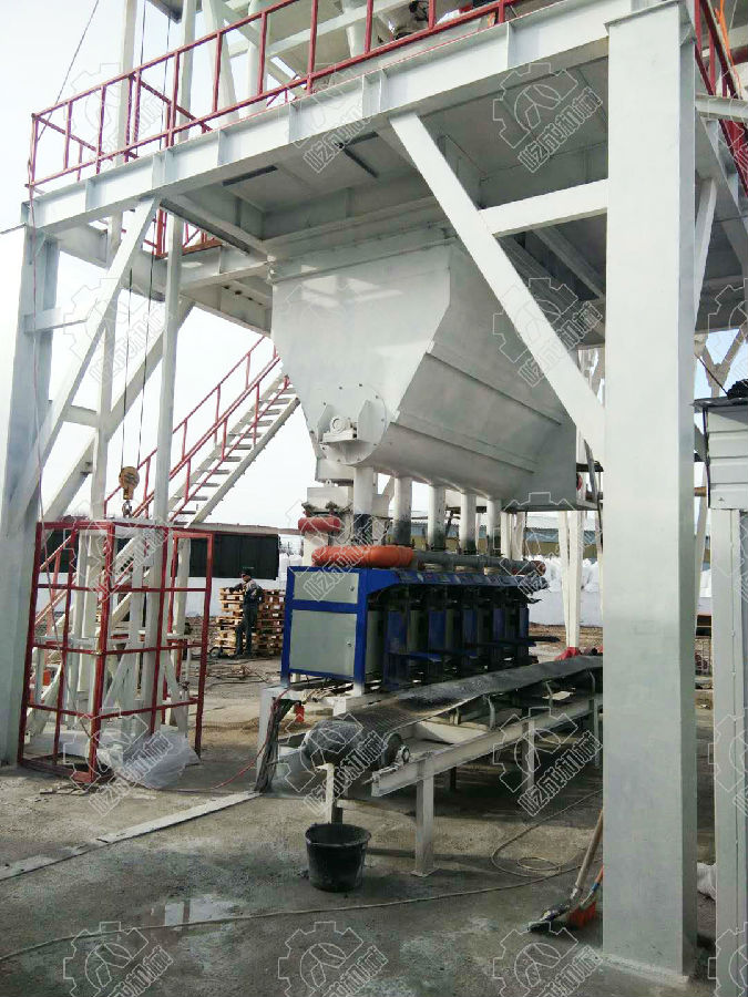 俄羅斯預(yù)拌砂漿站包裝系統(tǒng)