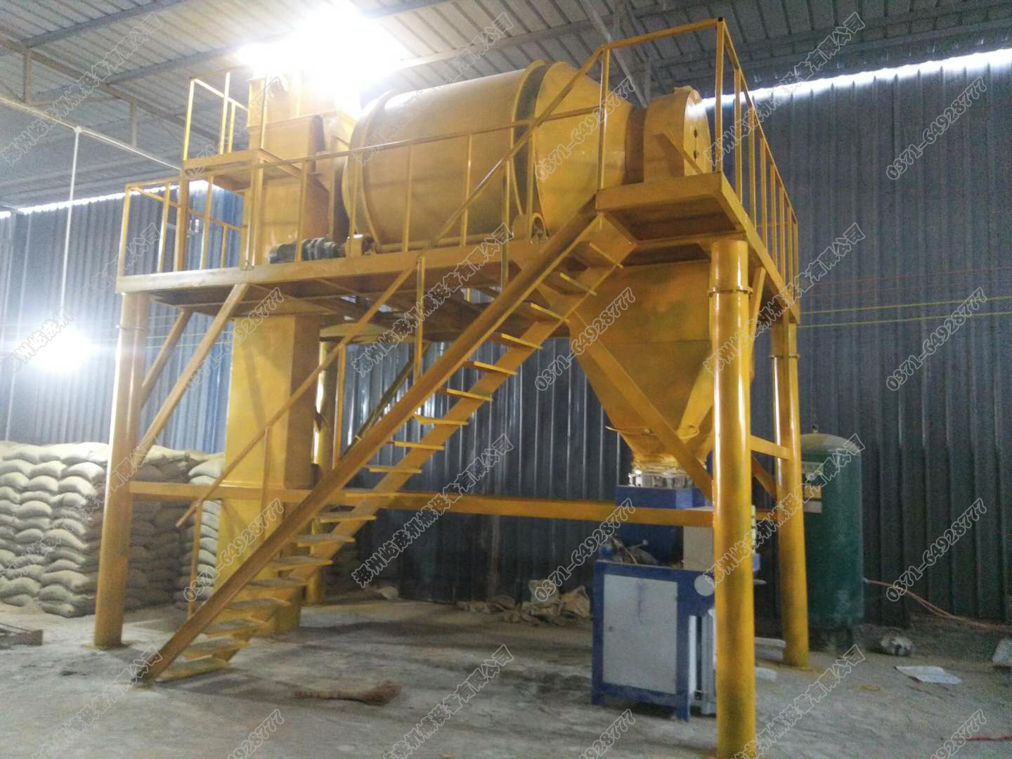 看干混砂漿設(shè)備如何緩解人工難題