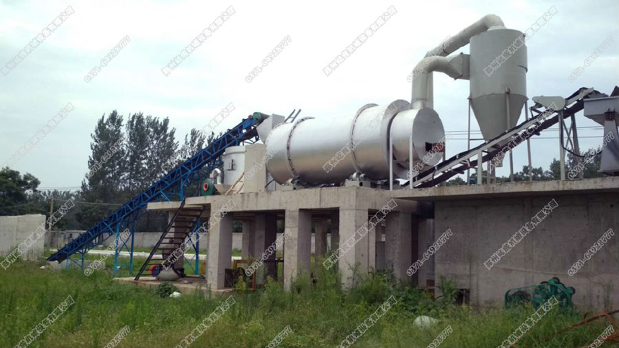 砂子烘干機(jī)中皮帶輸送機(jī)的位置展示