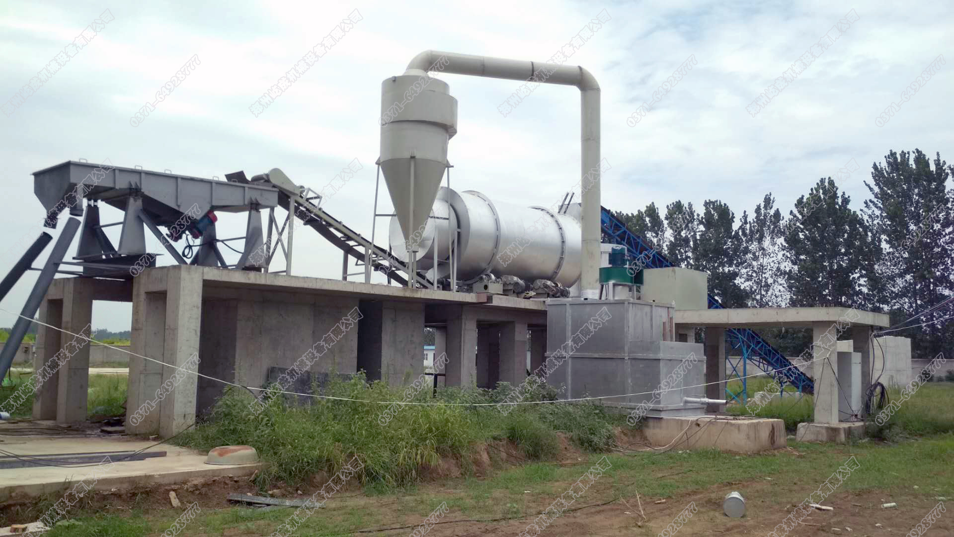 屹成機(jī)械干粉砂漿生產(chǎn)線配套河沙烘干機(jī)介紹