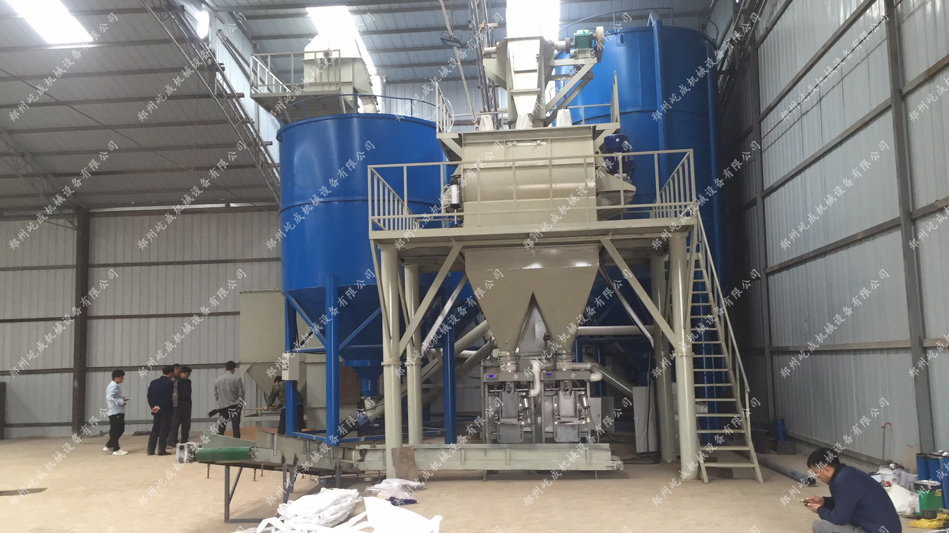 全自動預拌砂漿生產(chǎn)線